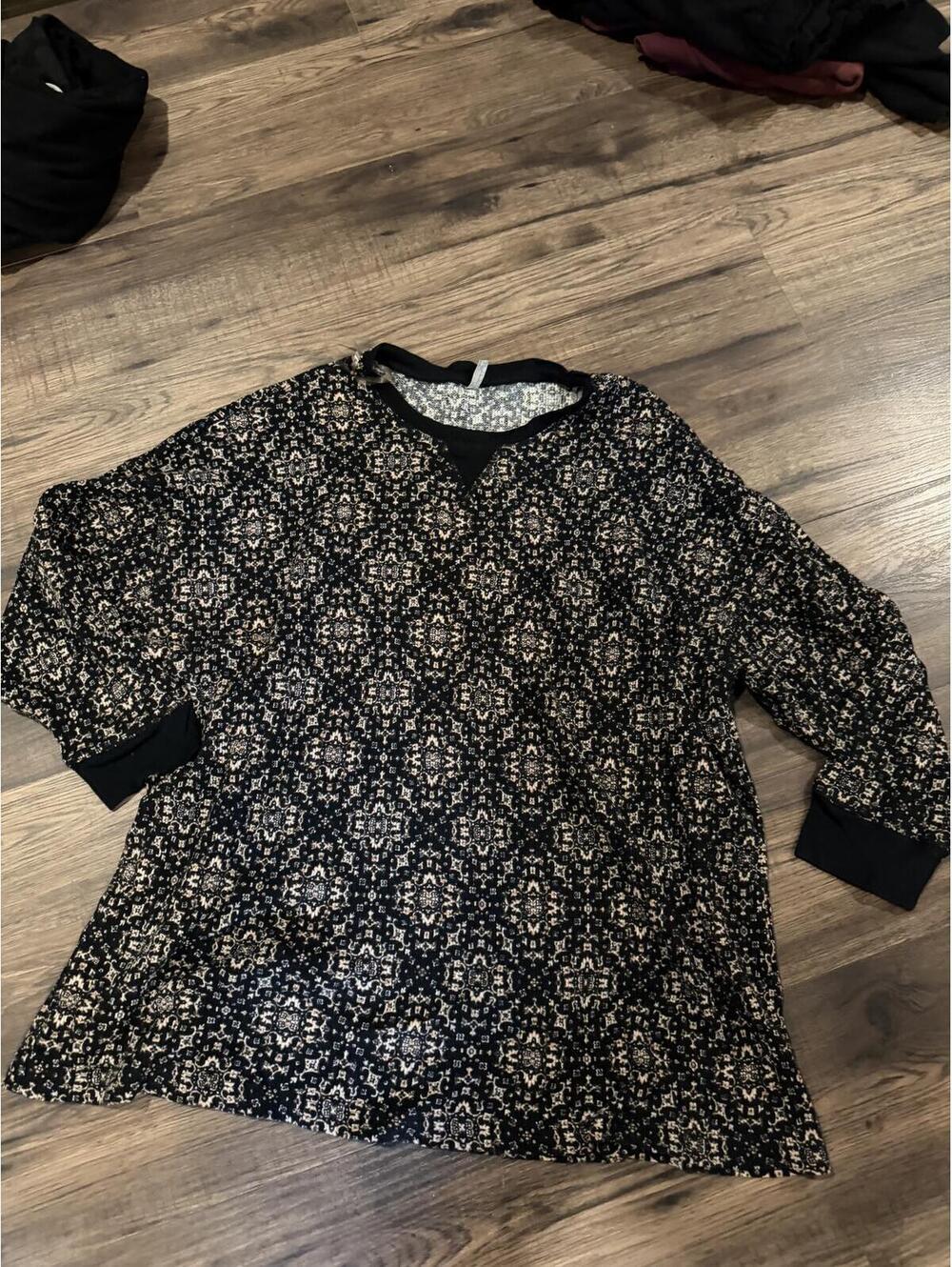 free people intimately printed oversized thermal small